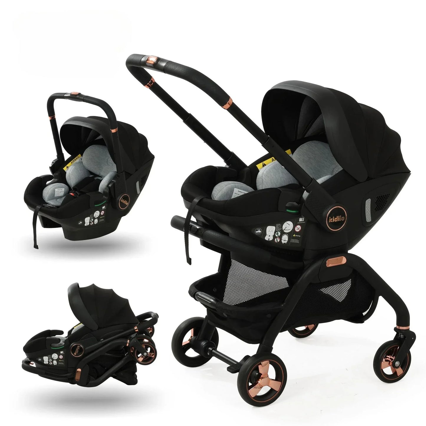 3-in-1 baby safety stroller