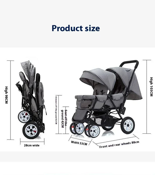 Twin strollers kids