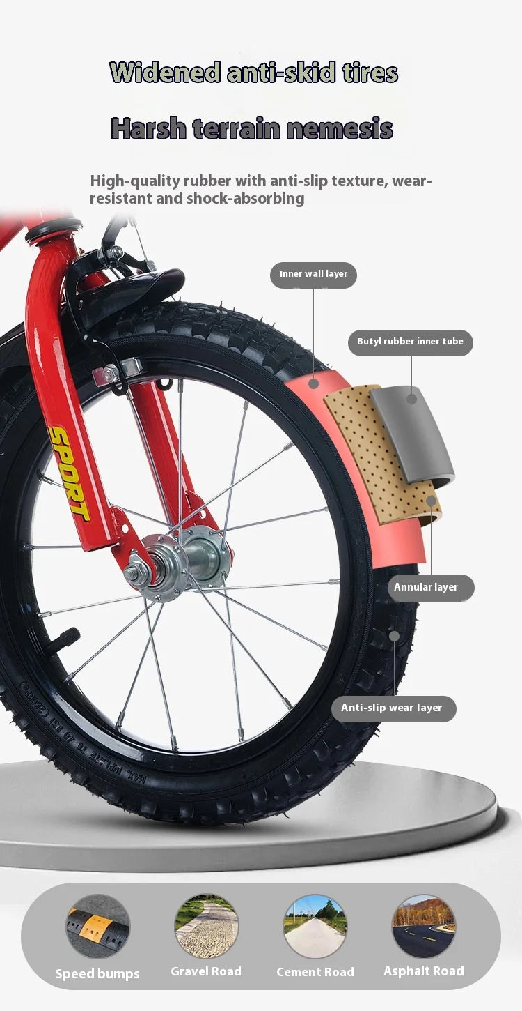 New children's bicycle models for boys and girls