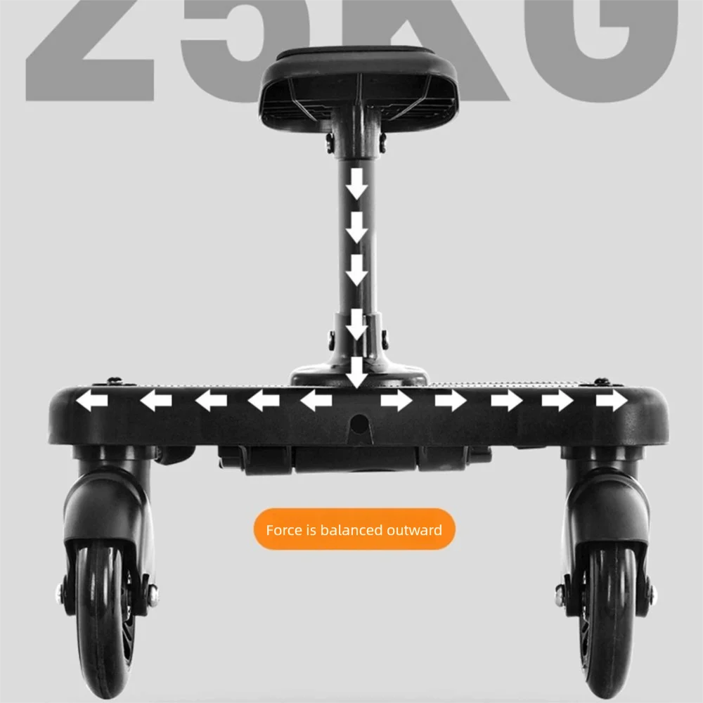 2 in 1 Sit and Stand Stroller Pedal