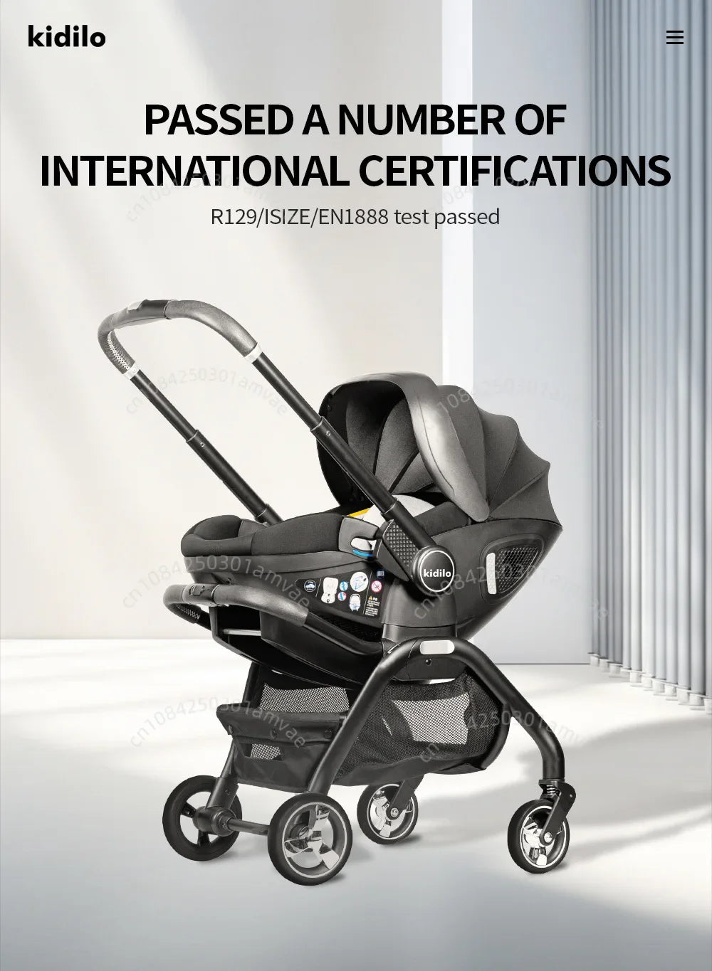 3-in-1 baby safety stroller