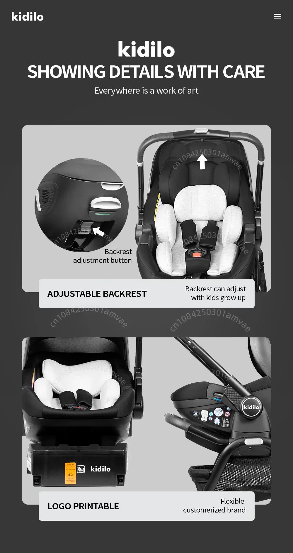 3-in-1 baby safety stroller