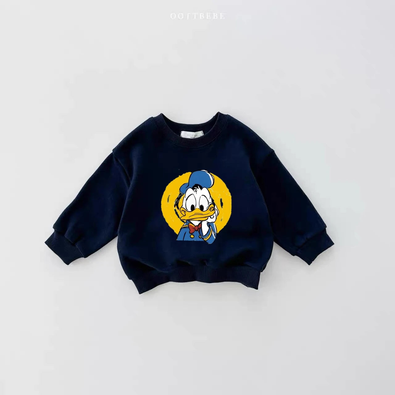 Trendy Clothes 0-6Year Child Cute Sweatshirts Donald Duck Minnie Long-sleeved Tops 2025