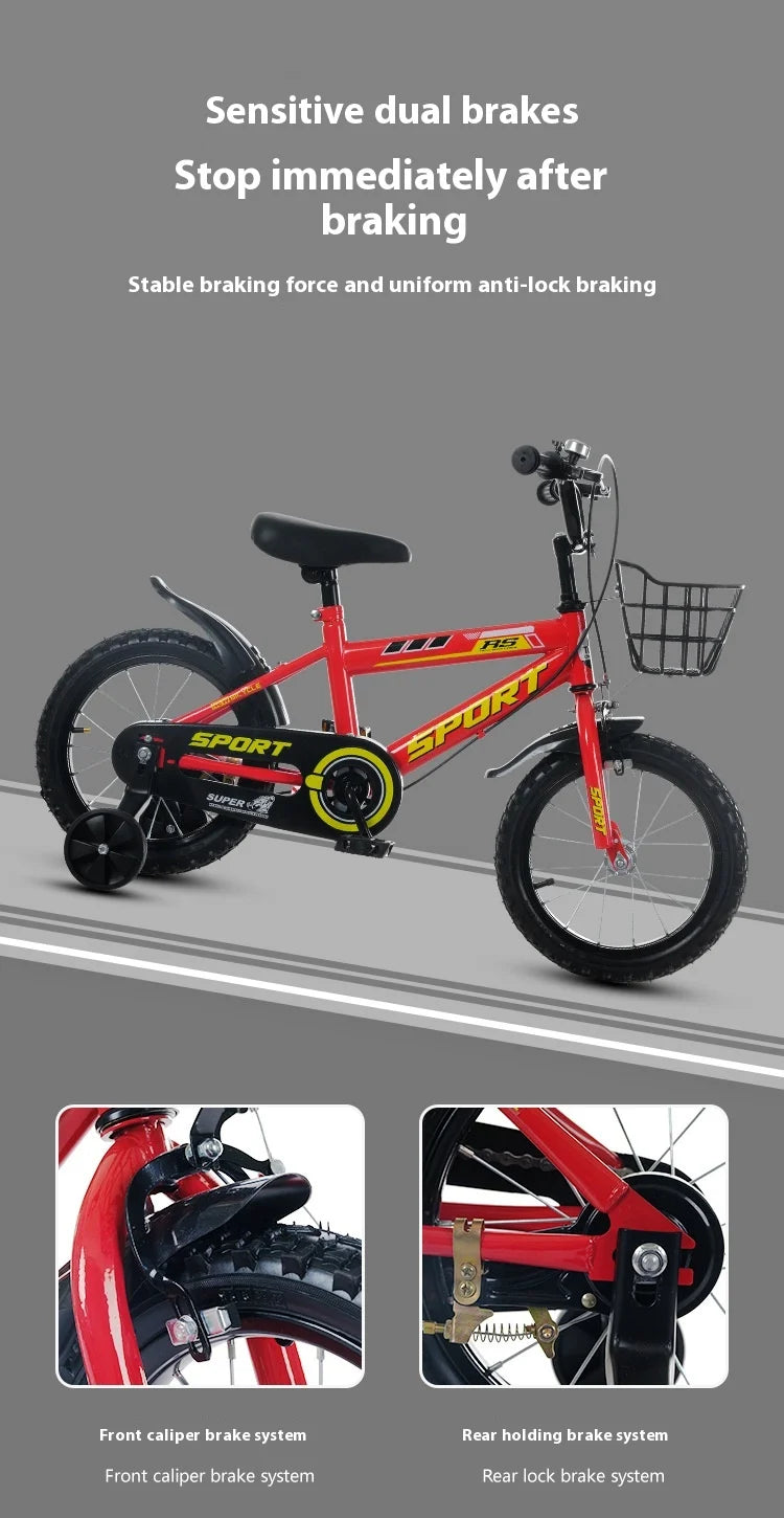 New children's bicycle models for boys and girls