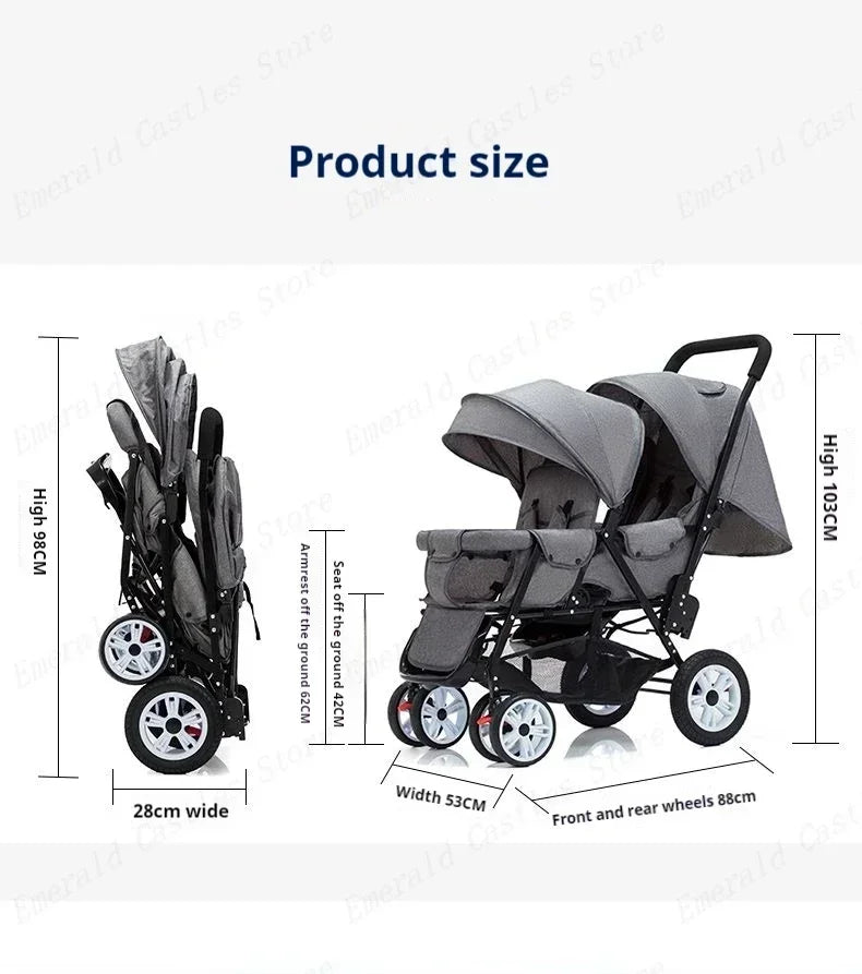 Twin strollers kids