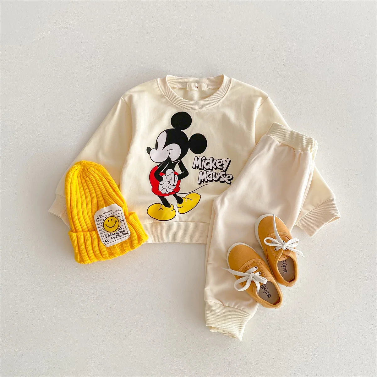 0-4 Year Children's Clothes Set Autumn Winter New Cartoon Home Wear