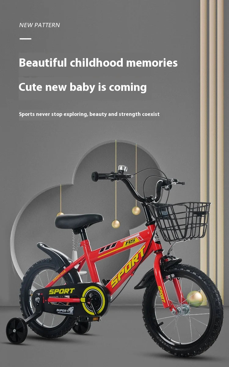 New children's bicycle models for boys and girls