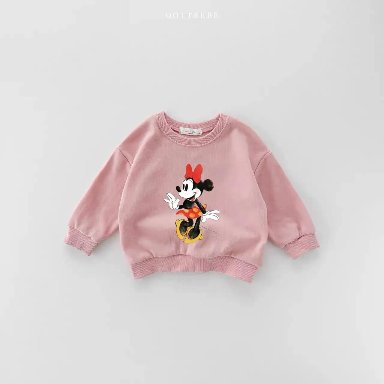 Trendy Clothes 0-6Year Child Cute Sweatshirts Donald Duck Minnie Long-sleeved Tops 2025