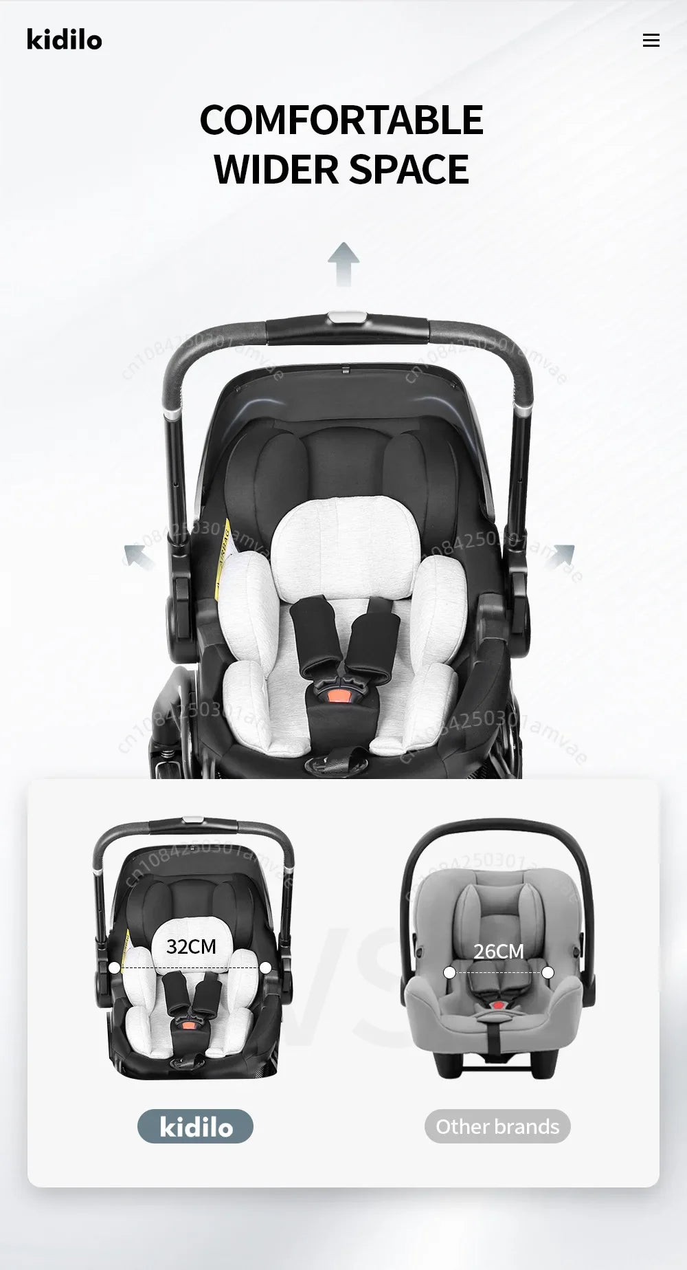 3-in-1 baby safety stroller