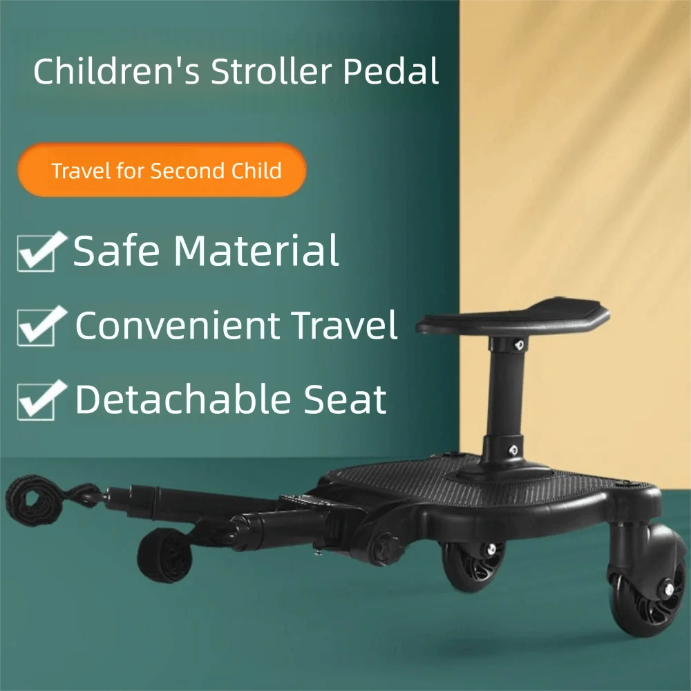 2 in 1 Sit and Stand Stroller Pedal