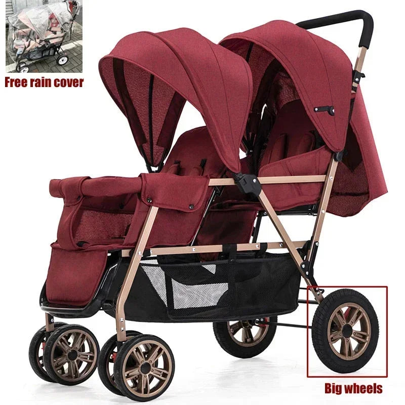 Twin strollers kids