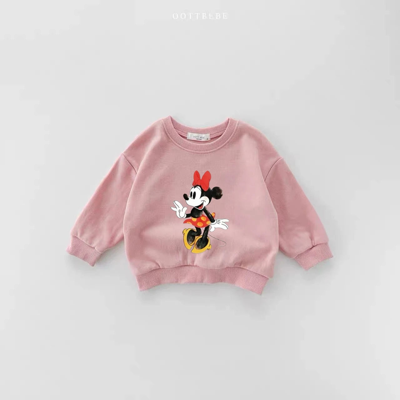 Trendy Clothes 0-6Year Child Cute Sweatshirts Donald Duck Minnie Long-sleeved Tops 2025