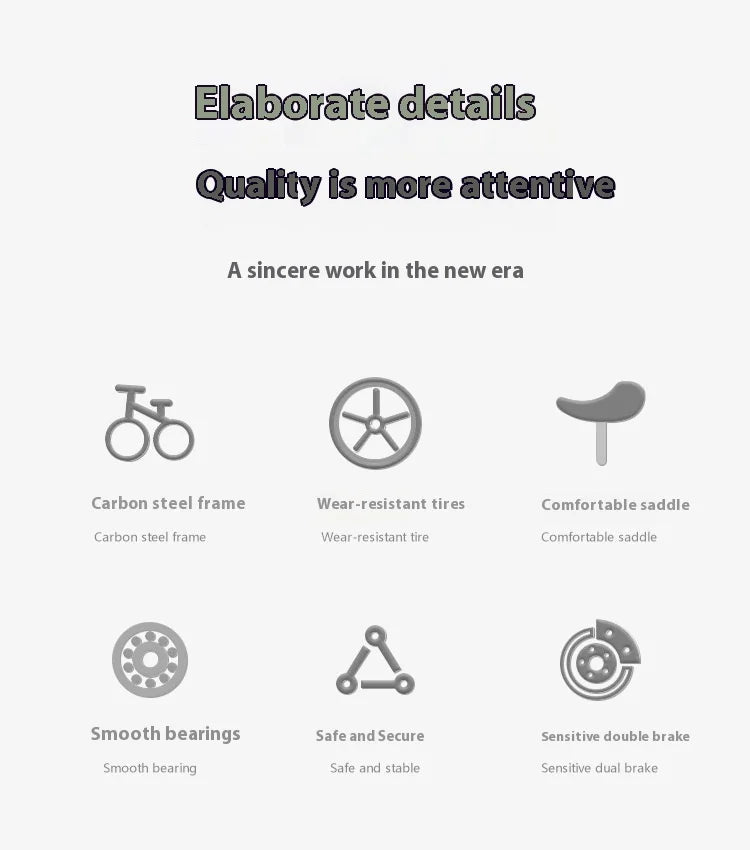 New children's bicycle models for boys and girls