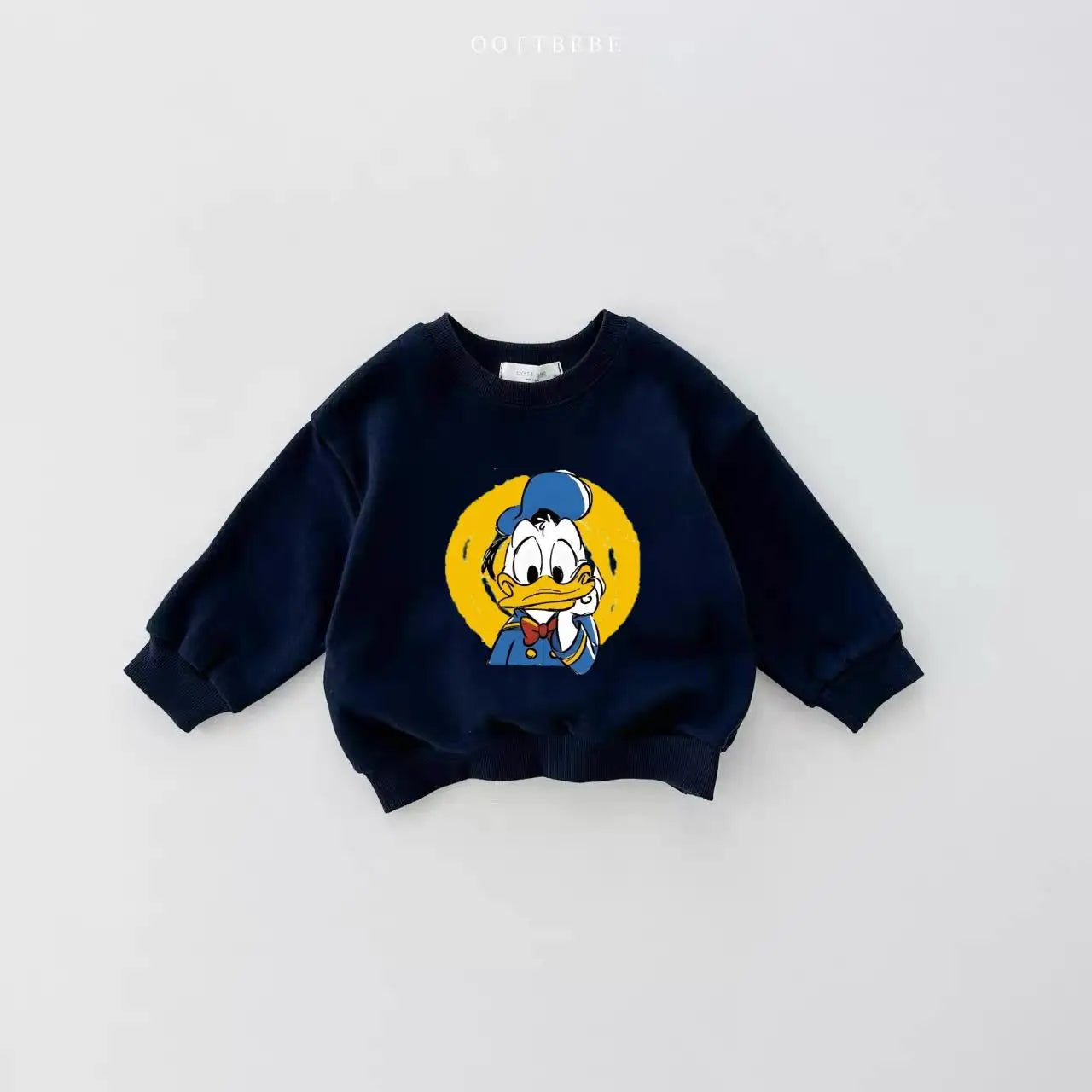 Trendy Clothes 0-6Year Child Cute Sweatshirts Donald Duck Minnie Long-sleeved Tops 2025