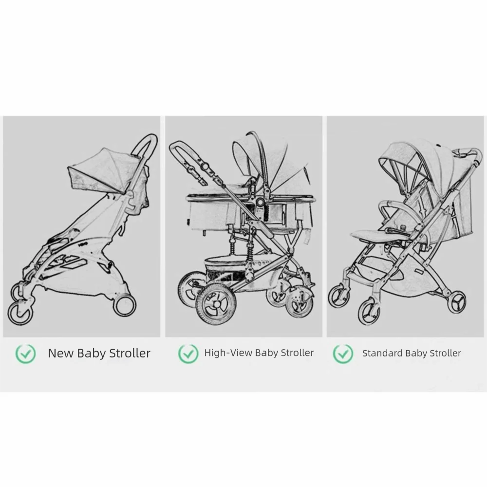 2 in 1 Sit and Stand Stroller Pedal